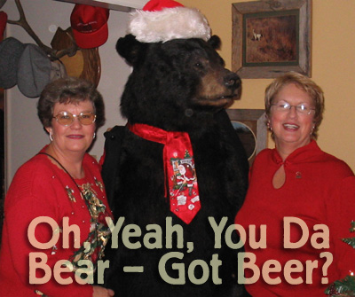 what's Christmas without a bear in the corner?